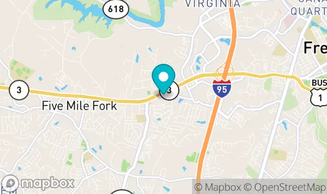 Map of 3920 Plank Road, Suite 120, Fredericksburg, VA 22407